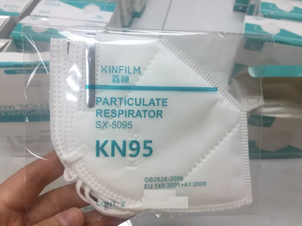 Disposable Nonwoven Kn95 Folding Half Face Mask for Self Use